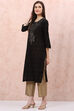 Fuchsia LIVA Straight Kurta image number 2