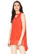 Peach Straight Viscose Indie Top image number 2