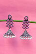 Coral Metal Brass Earring image number 0