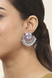 Pink-Blue Oxidize Alloy Studs image number 1