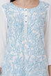 White Viscose Rayon Straight Kurta image number 1