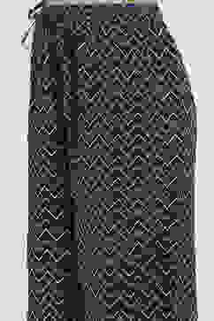 Indigo Cotton Printed Regular Pants image number 1