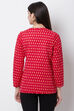 Pink Cotton And Flex Straight Jacket image number 5