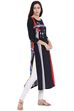 Black Rayon Straight Kurta image number 2