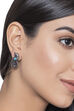 Green Metal Brass Earring image number 1