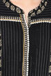 Black Straight Cotton Indie Top image number 1