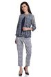 Indigo Rayon Front Open Indie Top image number 5