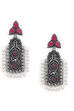 Red Metal Brass Earring image number 0