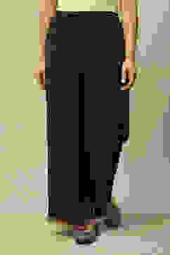 Black LIVA Straight Printed Palazzo image number 5