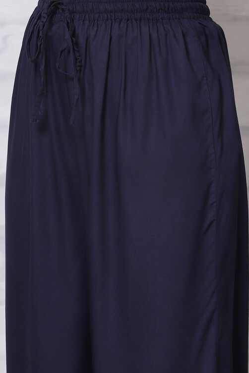 White Viscose Palazzo image number 1