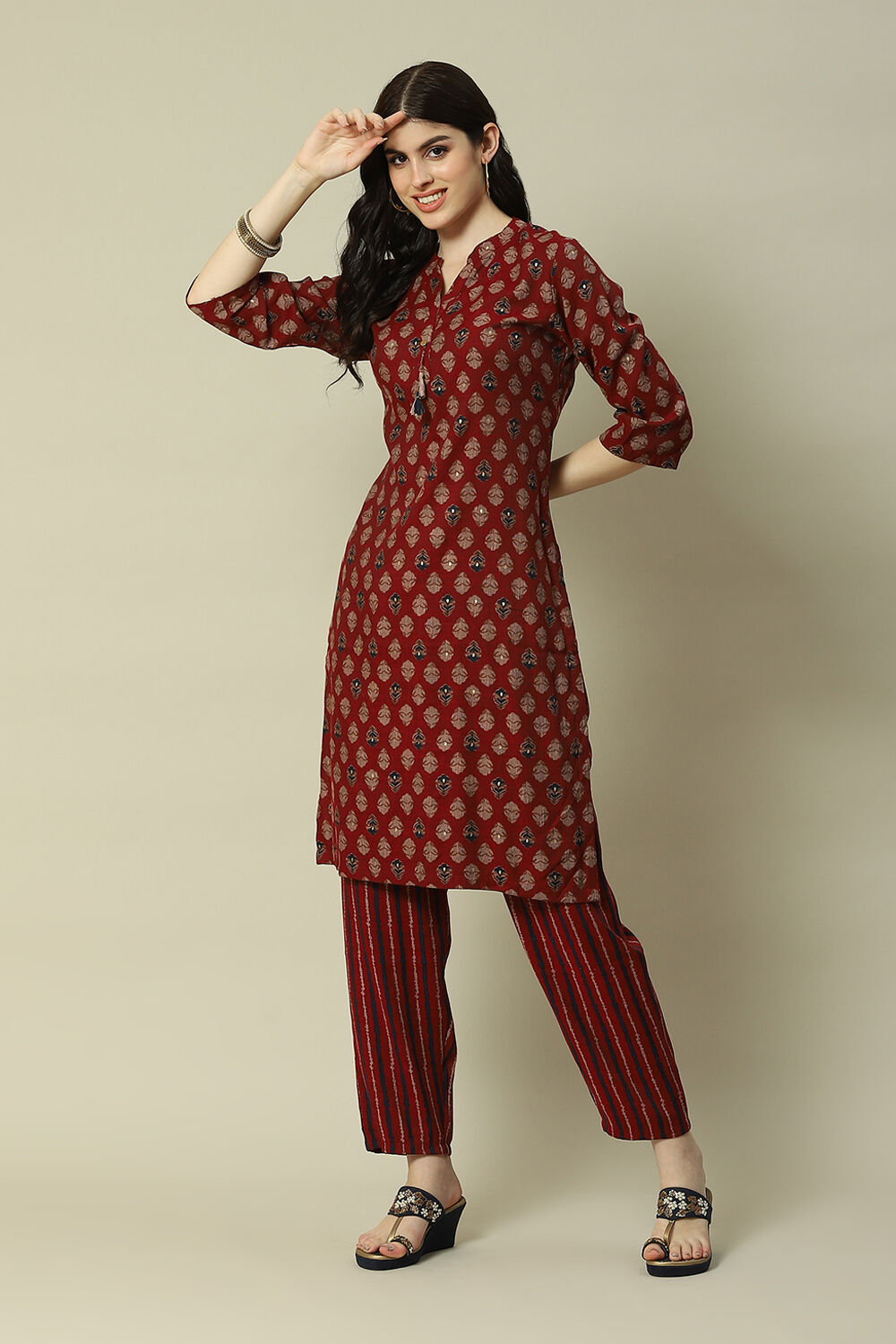 Palazzo hotsell suit cotton