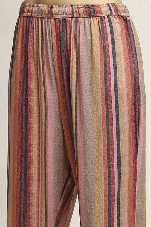Black Viscose Rayon Straight SET image number 2