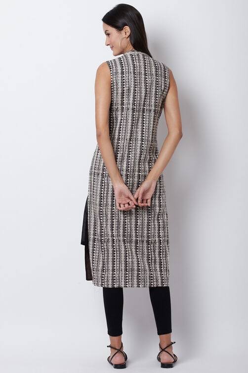 Brown Cotton And Flex Straight Jacket image number 4