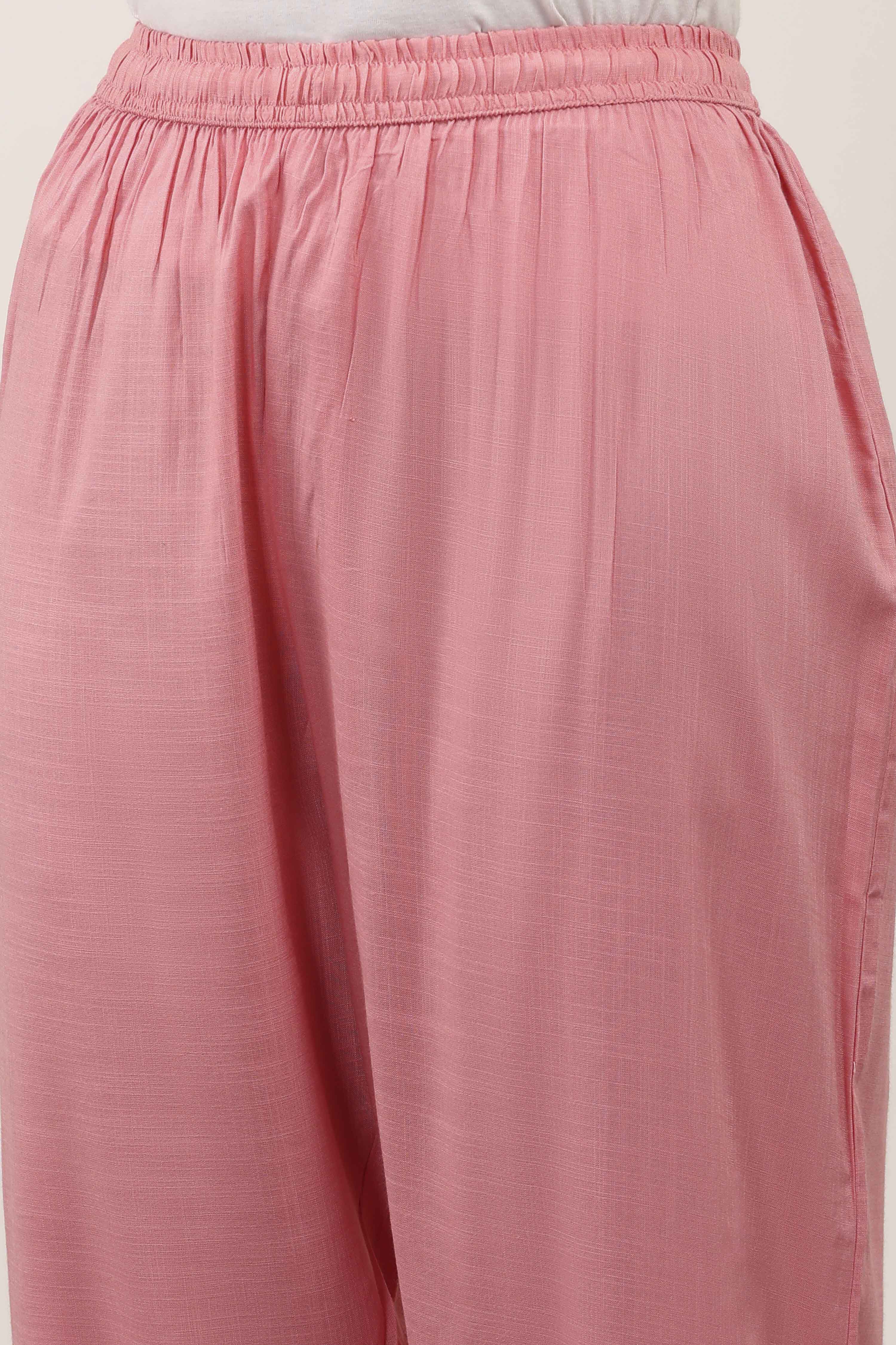 Black Rayon Viscose Rayon Kurta Pants Set image number 2