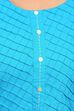 Blue Straight Cotton Kurta image number 4