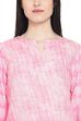 Pink Viscose Straight Kurta image number 4
