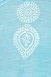 Blue Flared Poly Cotton Indie Top image number 1