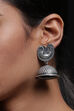 Silver Metal Brass Earrings image number 1