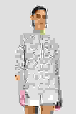 Blue Cotton Blend Straight Tops image number 6