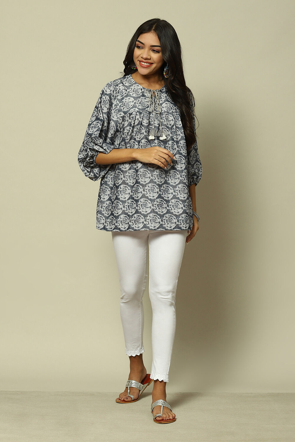 Buy Grey Kurtis for Women at Rangriti
