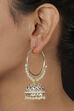Gold Metal Brass Earrings image number 0