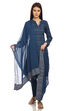 Indigo Polyester Stoles image number 1