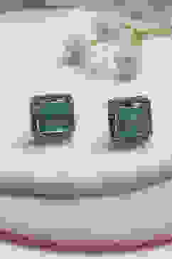 Mint Green Alloy Studs image number 0