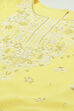 Yellow Cotton Blend Straight Kurta image number 1