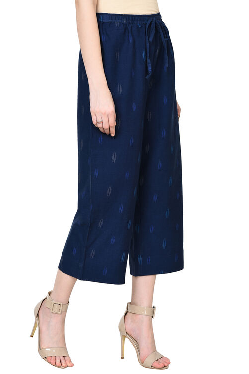 Indigo Cotton Fusion Pants image number 3