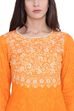 Orange Cotton Straight Kurta image number 1