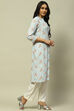 White Rayon Staight Kurta image number 4