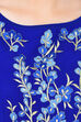 Blue Flared Viscose Kurta image number 1