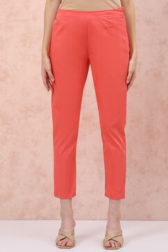 Light Pink Cotton Fusion Pants image number 0