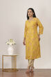 Yellow Rayon Straight Kurtas