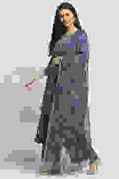 Blue Viscose Kalidar SET image number 3