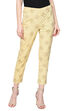 Beige Polyester Slim Pants image number 0