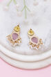 Light Pink Brass Drop & danglers image number 2