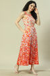 Orange LIVA Straight Dress image number 3