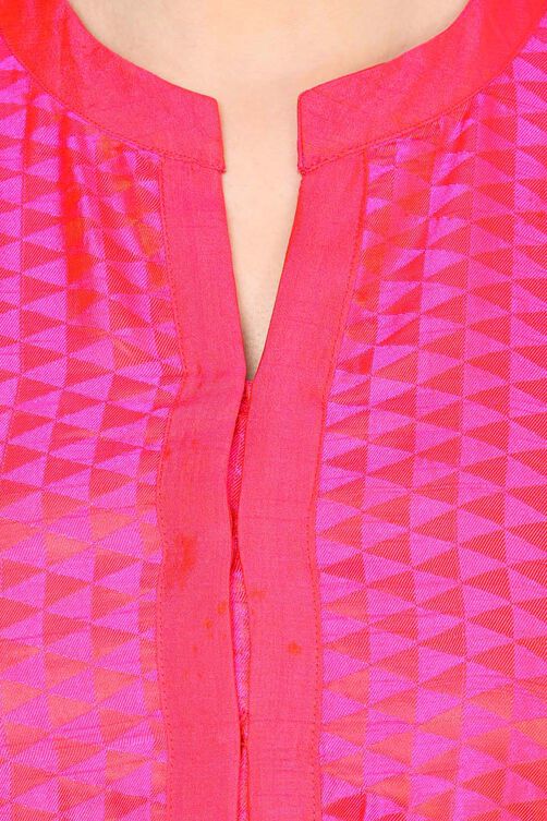 Pink Polyester Jacket image number 1
