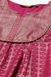 Magenta LIVA Kalidar Dress image number 1