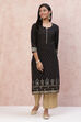 Red Cotton Flex Straight Kurta image number 2