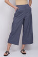 Navy Blue Cotton Palazzo image number 2
