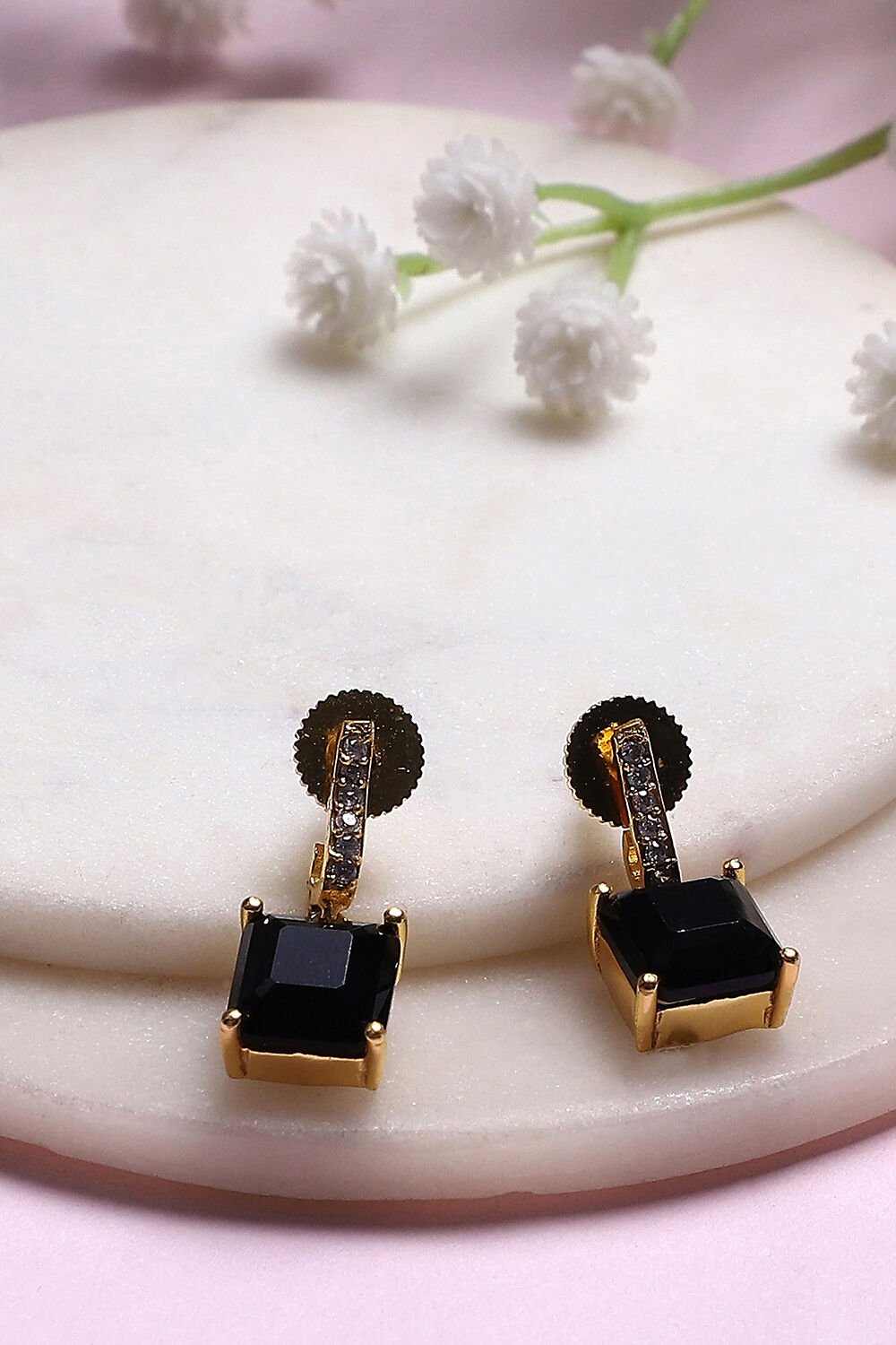 Black Brass Jhumka image number 0