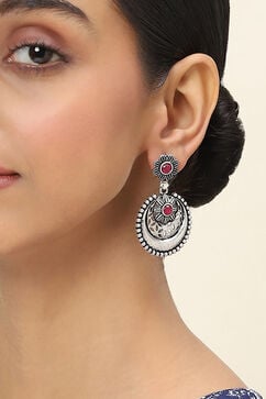 Pink Alloy Drop & Danglers image number 1