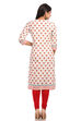 Beige Straight Cotton Kurta image number 1