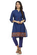 Maroon Straight Cotton Kurta image number 0