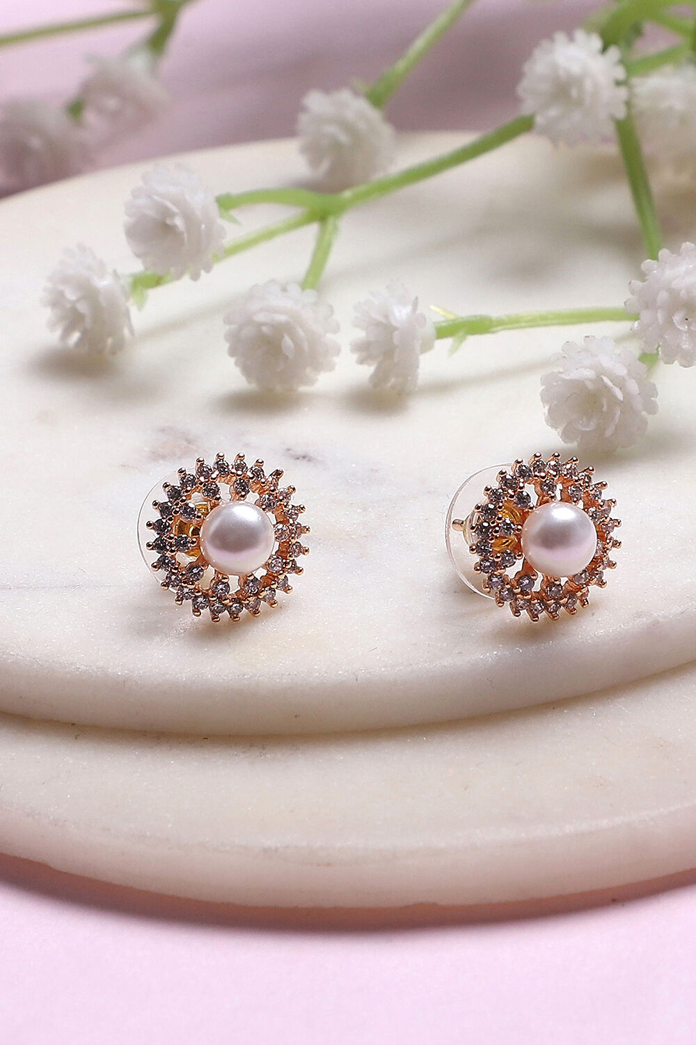 White Alloy Studs image number 0