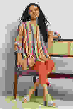 Multi Viscose Rayon Straight Kurti image number 0