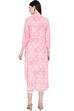 Pink Viscose Asymmetric Kurta image number 4
