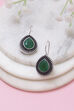 Green Brass Drop & danglers image number 0